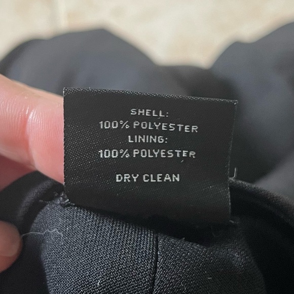 Ann Taylor Black Wide Leg Curvy Pants Size 12 - Picture 8 of 8